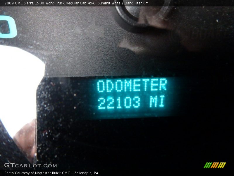 Summit White / Dark Titanium 2009 GMC Sierra 1500 Work Truck Regular Cab 4x4