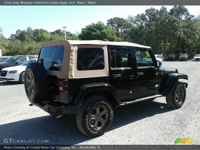 Black / Black 2018 Jeep Wrangler Unlimited Golden Eagle 4x4