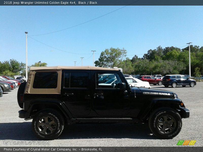 Black / Black 2018 Jeep Wrangler Unlimited Golden Eagle 4x4