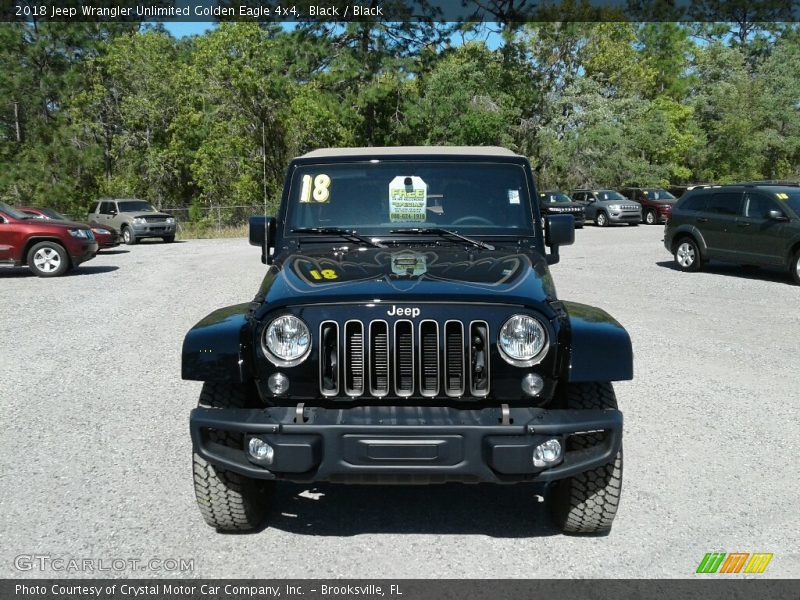 Black / Black 2018 Jeep Wrangler Unlimited Golden Eagle 4x4