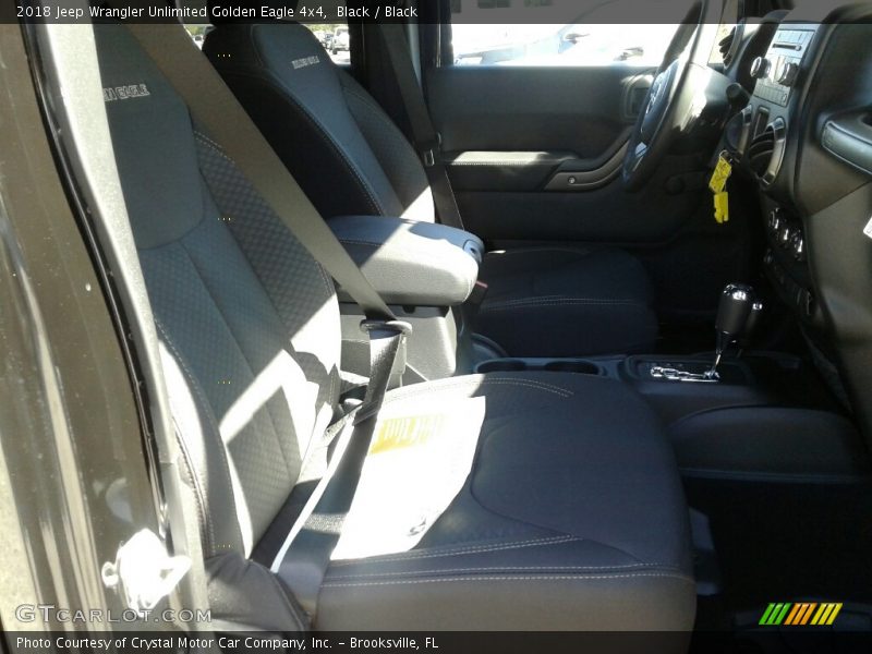 Black / Black 2018 Jeep Wrangler Unlimited Golden Eagle 4x4