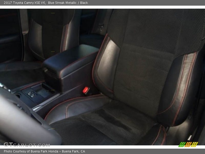 Blue Streak Metallic / Black 2017 Toyota Camry XSE V6