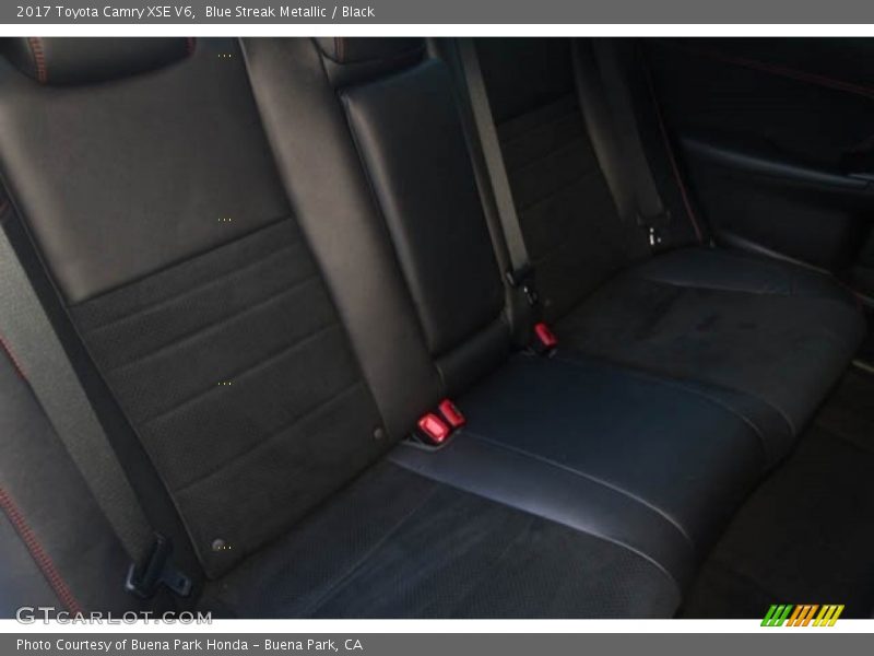 Blue Streak Metallic / Black 2017 Toyota Camry XSE V6