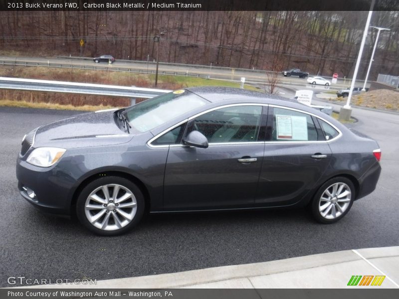 Carbon Black Metallic / Medium Titanium 2013 Buick Verano FWD
