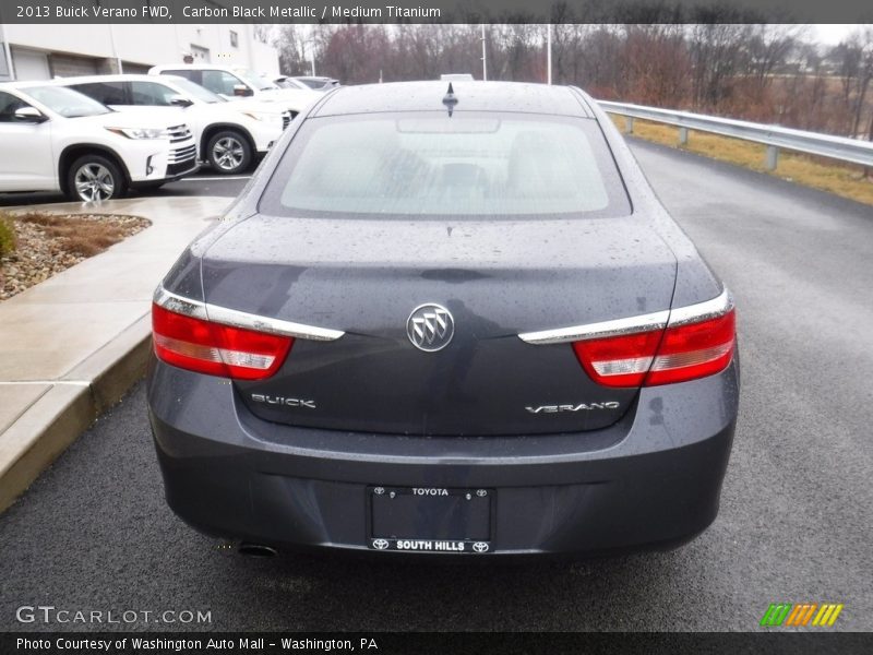 Carbon Black Metallic / Medium Titanium 2013 Buick Verano FWD