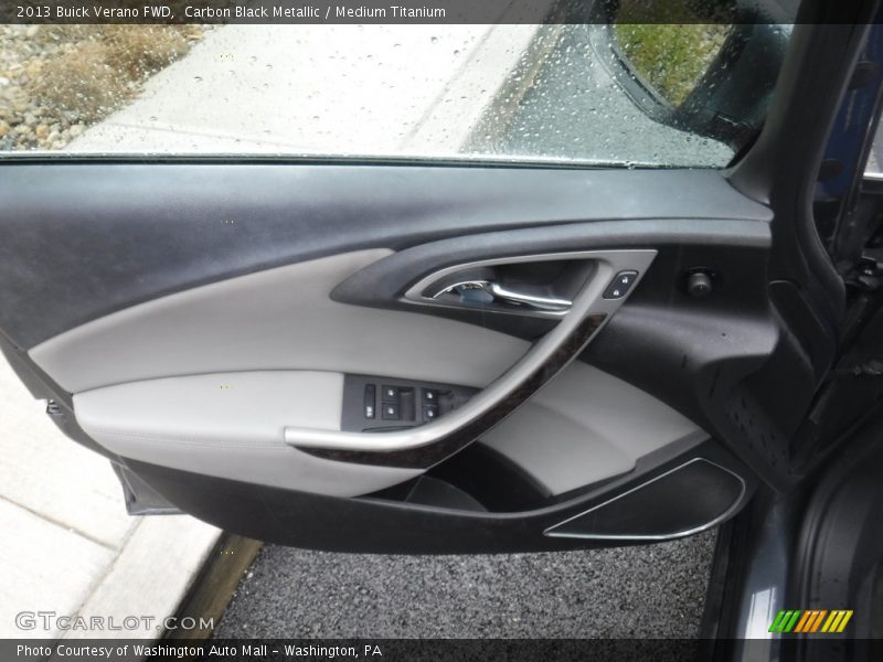 Carbon Black Metallic / Medium Titanium 2013 Buick Verano FWD