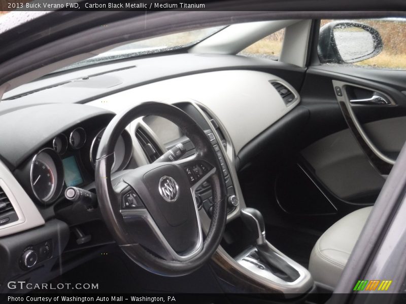 Carbon Black Metallic / Medium Titanium 2013 Buick Verano FWD