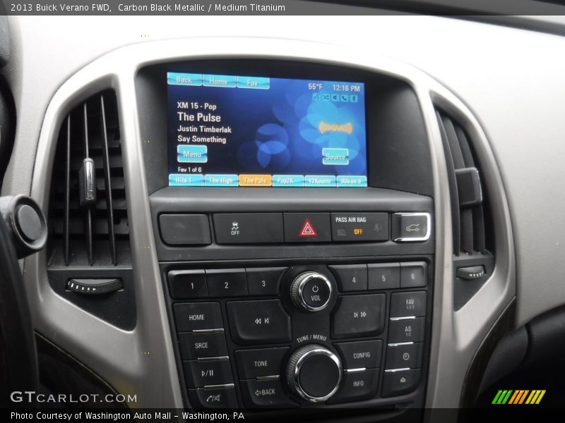 Carbon Black Metallic / Medium Titanium 2013 Buick Verano FWD