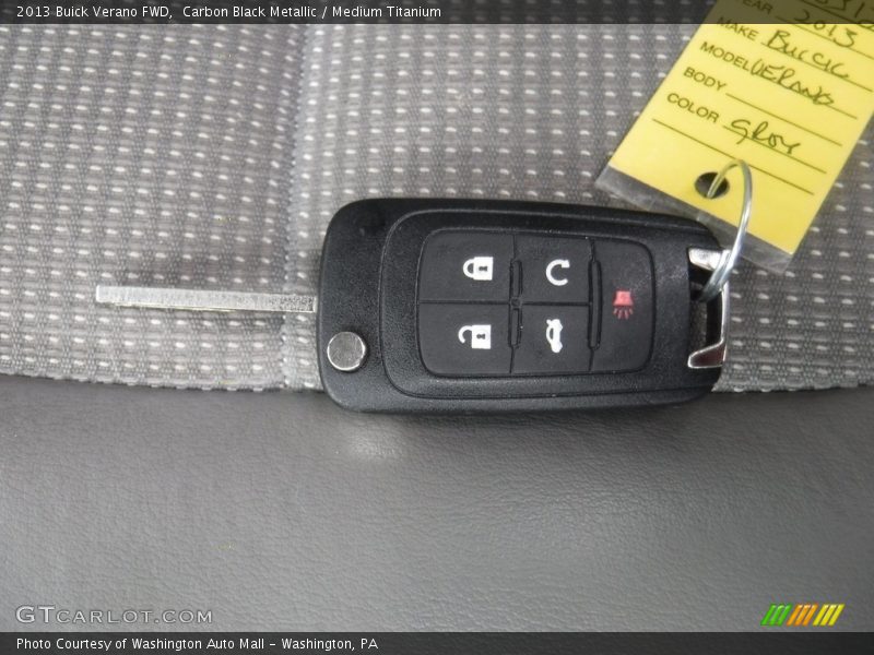 Carbon Black Metallic / Medium Titanium 2013 Buick Verano FWD