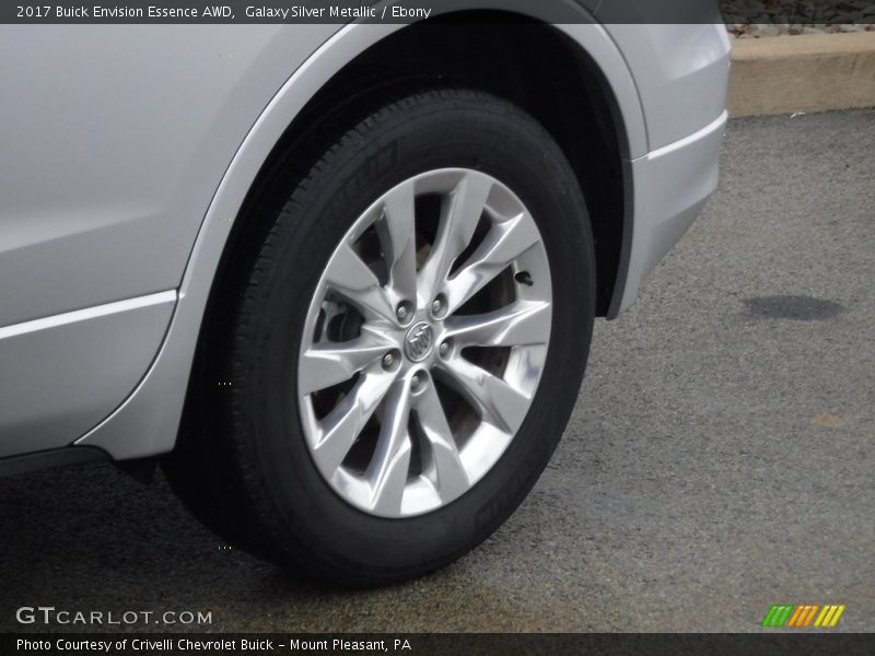 Galaxy Silver Metallic / Ebony 2017 Buick Envision Essence AWD
