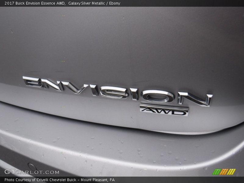 Galaxy Silver Metallic / Ebony 2017 Buick Envision Essence AWD