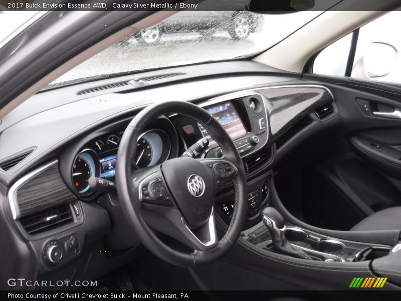 Galaxy Silver Metallic / Ebony 2017 Buick Envision Essence AWD