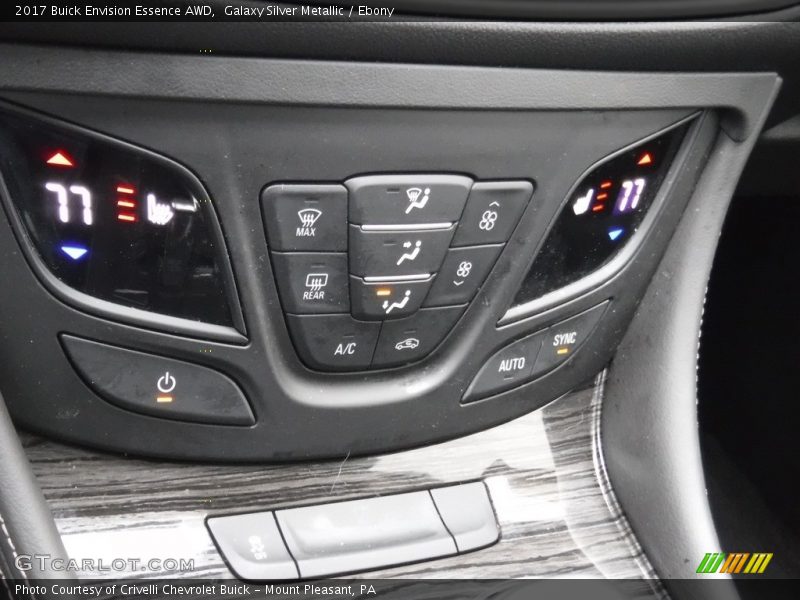 Galaxy Silver Metallic / Ebony 2017 Buick Envision Essence AWD