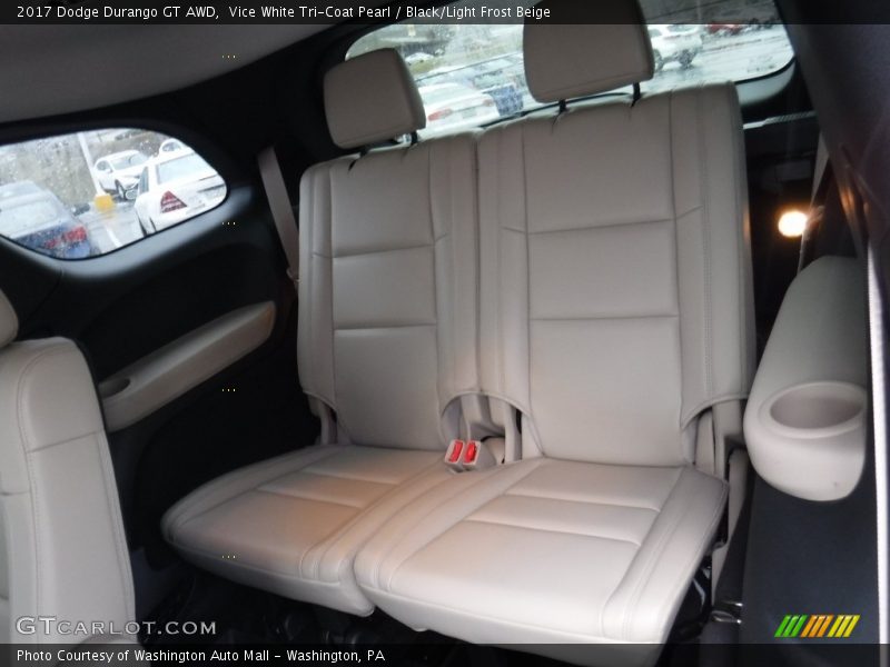 Vice White Tri-Coat Pearl / Black/Light Frost Beige 2017 Dodge Durango GT AWD