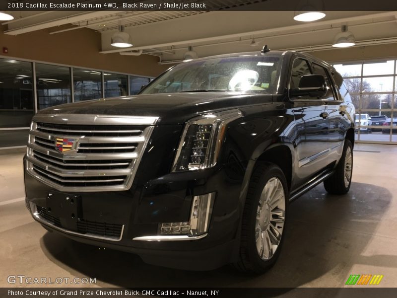 Black Raven / Shale/Jet Black 2018 Cadillac Escalade Platinum 4WD