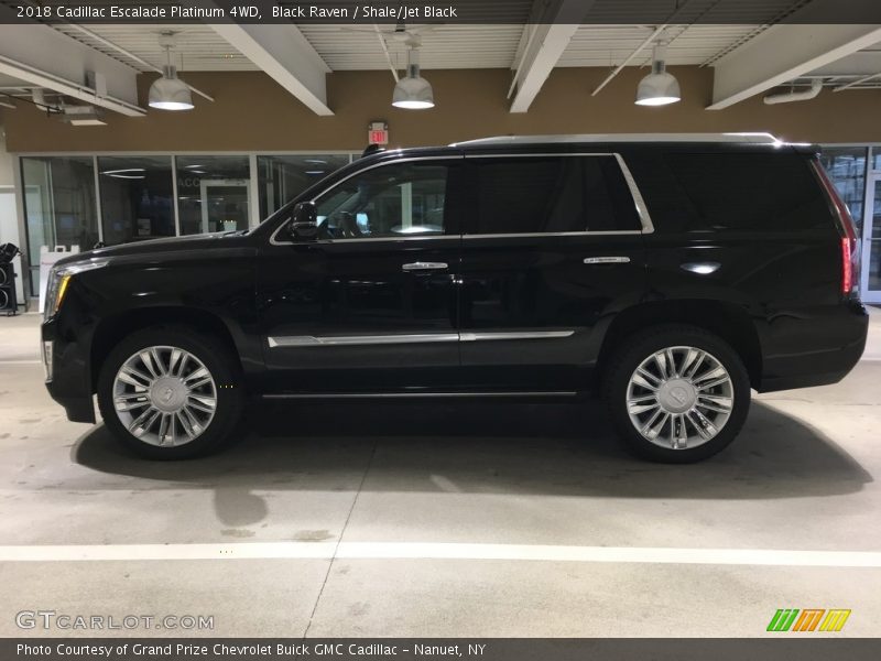 Black Raven / Shale/Jet Black 2018 Cadillac Escalade Platinum 4WD