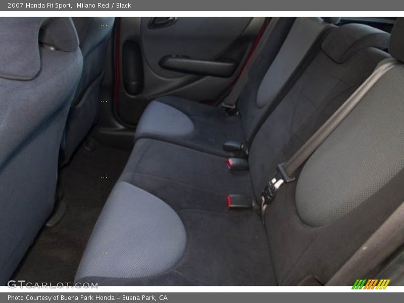 Milano Red / Black 2007 Honda Fit Sport