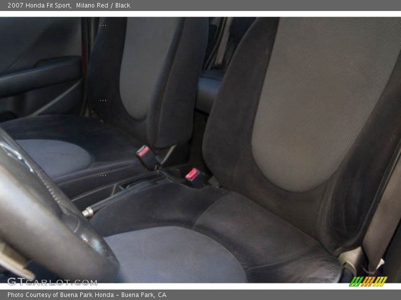 Milano Red / Black 2007 Honda Fit Sport