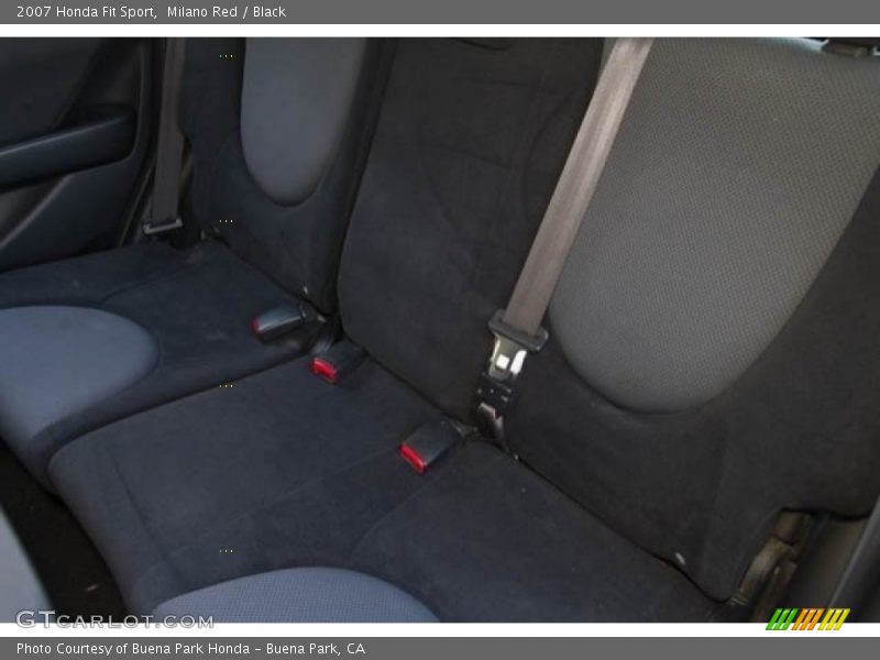Milano Red / Black 2007 Honda Fit Sport