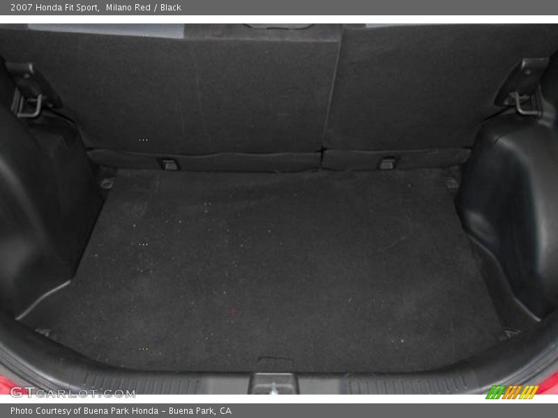 Milano Red / Black 2007 Honda Fit Sport