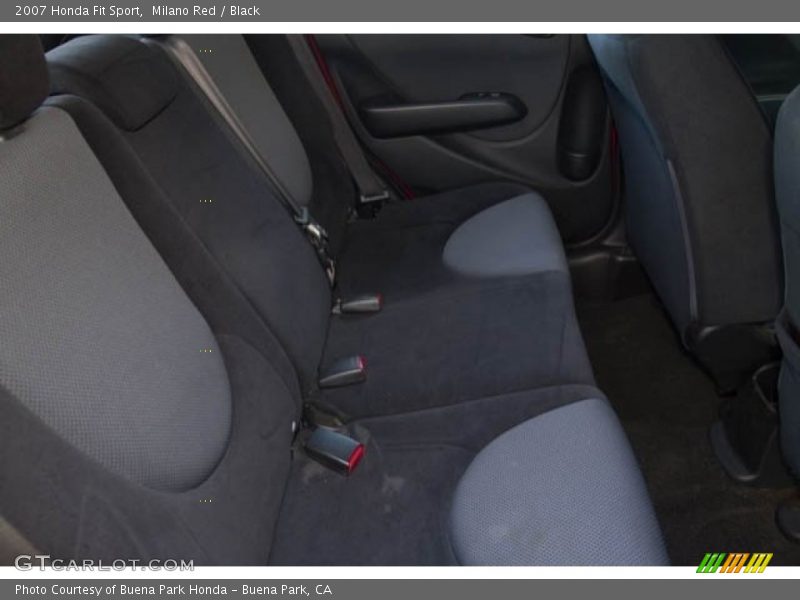 Milano Red / Black 2007 Honda Fit Sport