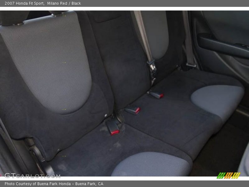 Milano Red / Black 2007 Honda Fit Sport