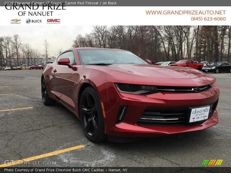 Garnet Red Tintcoat / Jet Black 2018 Chevrolet Camaro LT Coupe