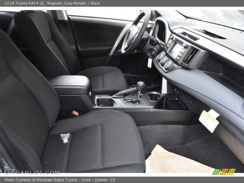 Magnetic Gray Metallic / Black 2018 Toyota RAV4 LE