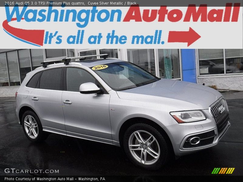 Cuvee Silver Metallic / Black 2016 Audi Q5 3.0 TFSI Premium Plus quattro