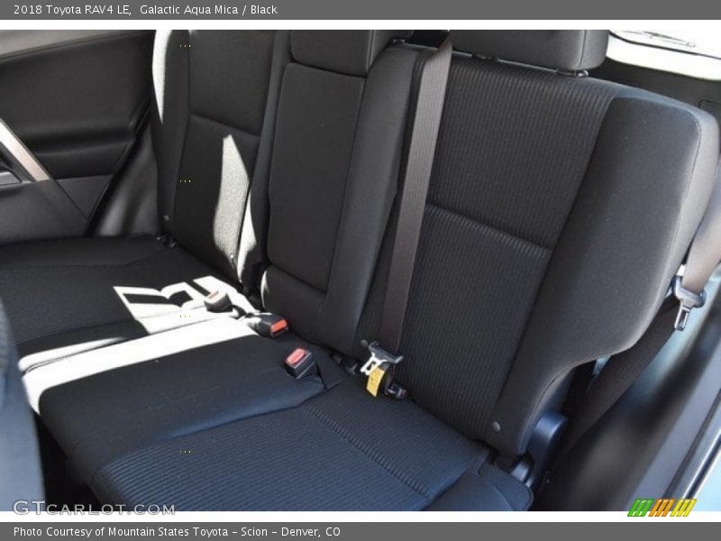Galactic Aqua Mica / Black 2018 Toyota RAV4 LE