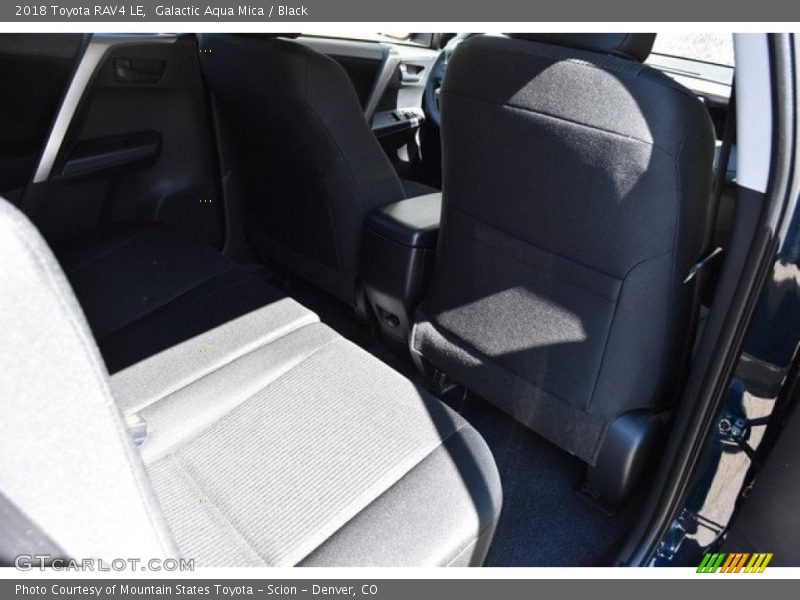 Galactic Aqua Mica / Black 2018 Toyota RAV4 LE