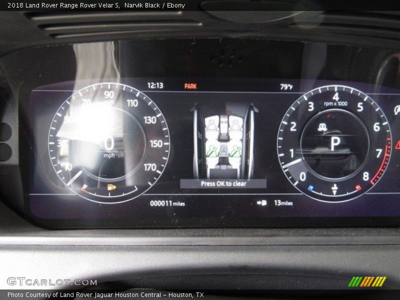 Narvik Black / Ebony 2018 Land Rover Range Rover Velar S