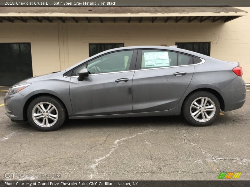 Satin Steel Gray Metallic / Jet Black 2018 Chevrolet Cruze LT