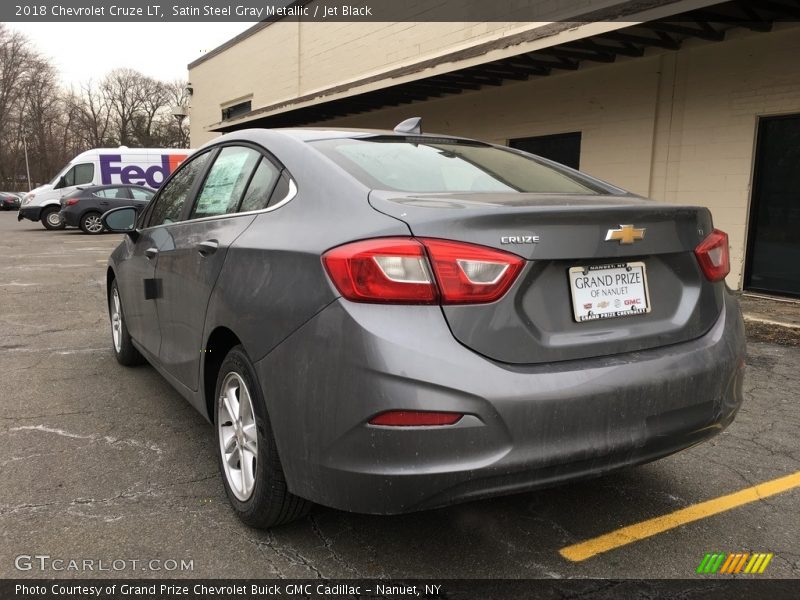 Satin Steel Gray Metallic / Jet Black 2018 Chevrolet Cruze LT