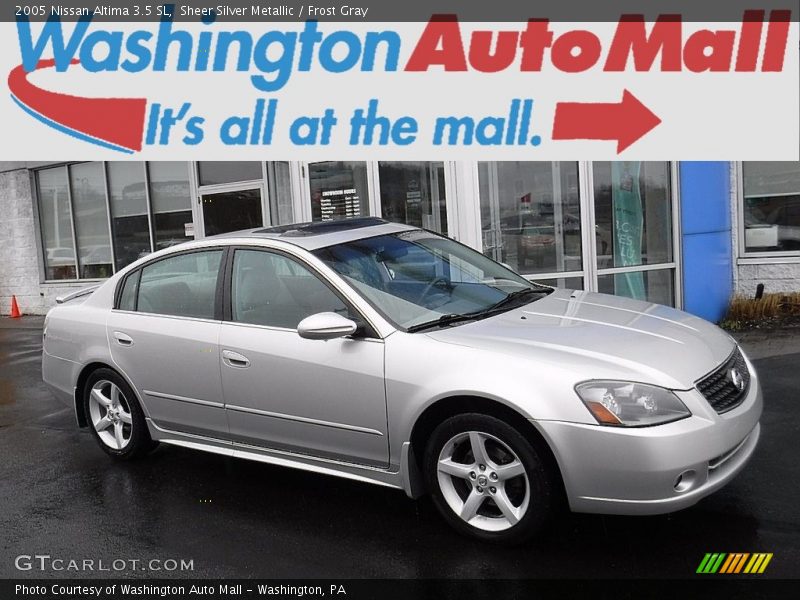 Sheer Silver Metallic / Frost Gray 2005 Nissan Altima 3.5 SL