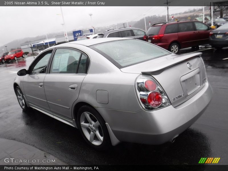 Sheer Silver Metallic / Frost Gray 2005 Nissan Altima 3.5 SL