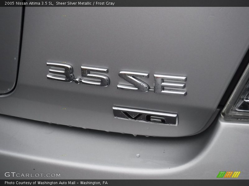 Sheer Silver Metallic / Frost Gray 2005 Nissan Altima 3.5 SL