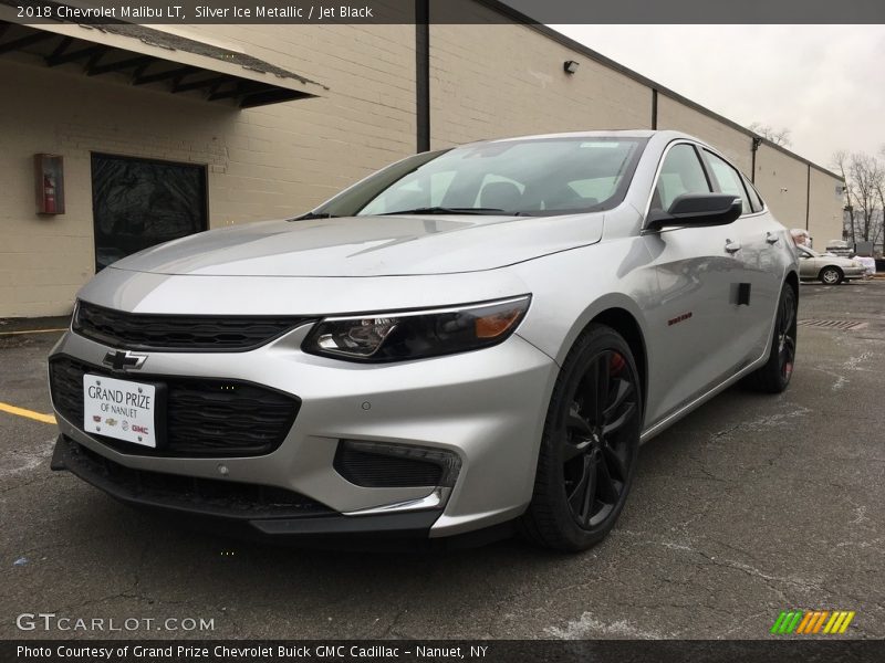 Silver Ice Metallic / Jet Black 2018 Chevrolet Malibu LT