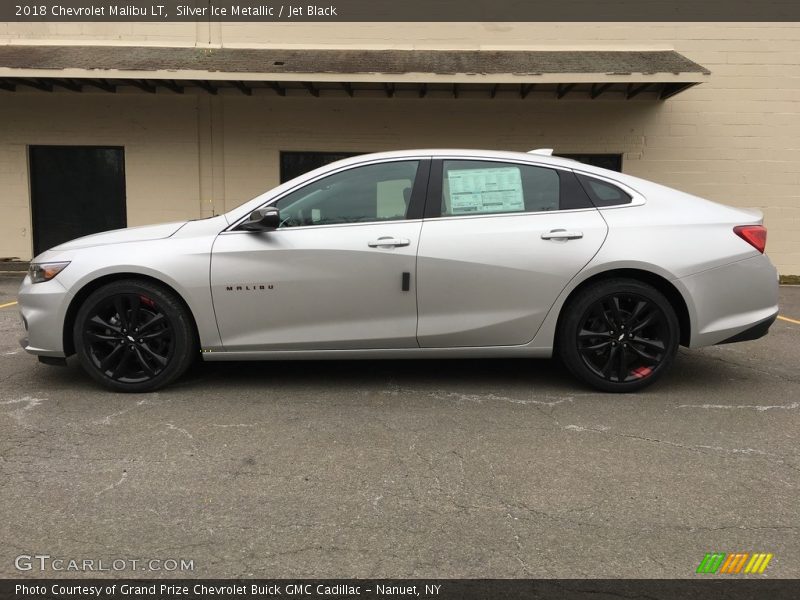 Silver Ice Metallic / Jet Black 2018 Chevrolet Malibu LT