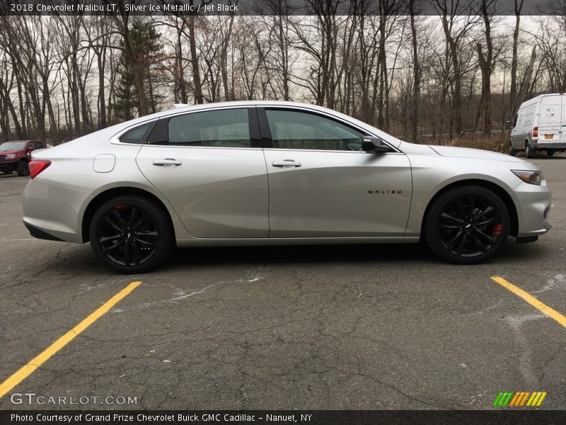 Silver Ice Metallic / Jet Black 2018 Chevrolet Malibu LT