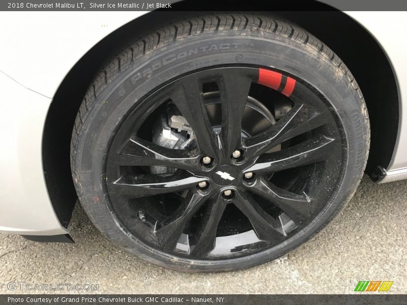 Silver Ice Metallic / Jet Black 2018 Chevrolet Malibu LT