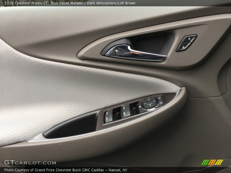Blue Velvet Metallic / Dark Atmosphere/Loft Brown 2018 Chevrolet Malibu LT