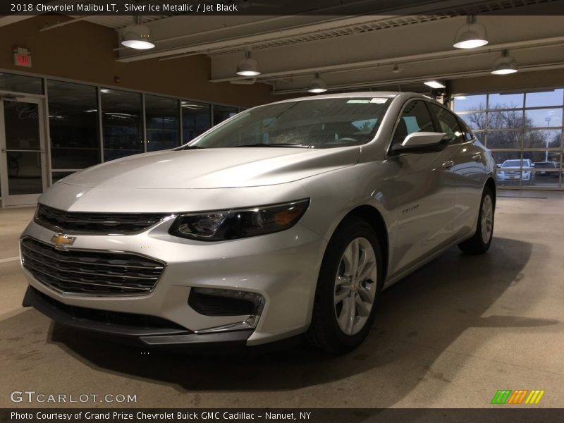 Silver Ice Metallic / Jet Black 2018 Chevrolet Malibu LT