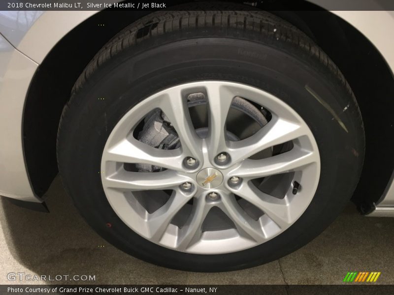 Silver Ice Metallic / Jet Black 2018 Chevrolet Malibu LT