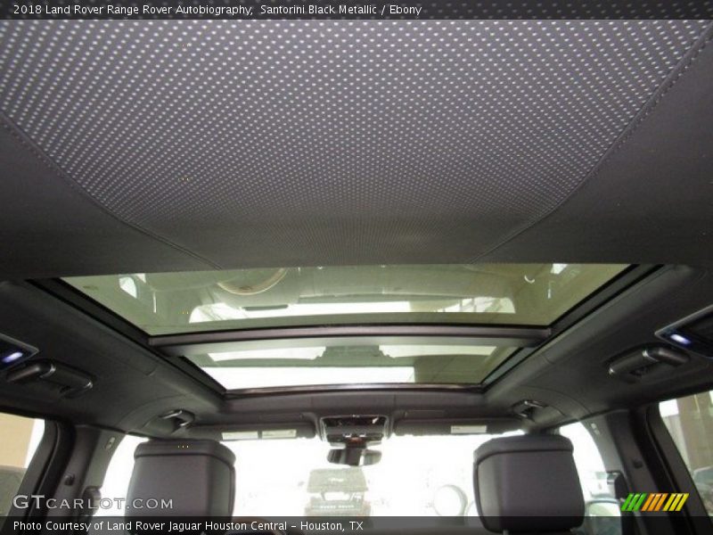 Sunroof of 2018 Range Rover Autobiography