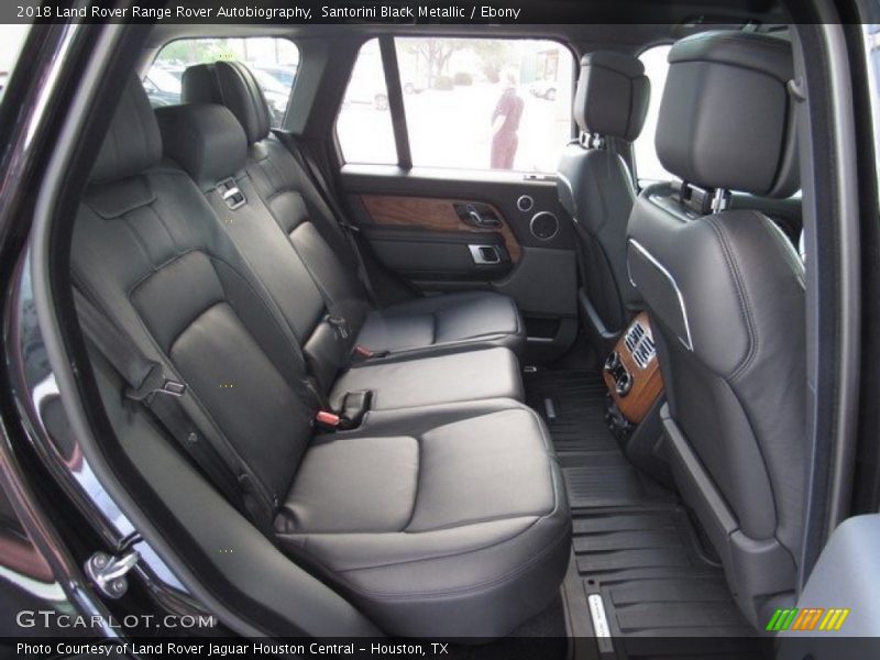 Rear Seat of 2018 Range Rover Autobiography