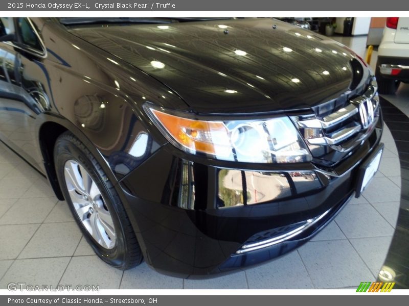 Crystal Black Pearl / Truffle 2015 Honda Odyssey EX-L