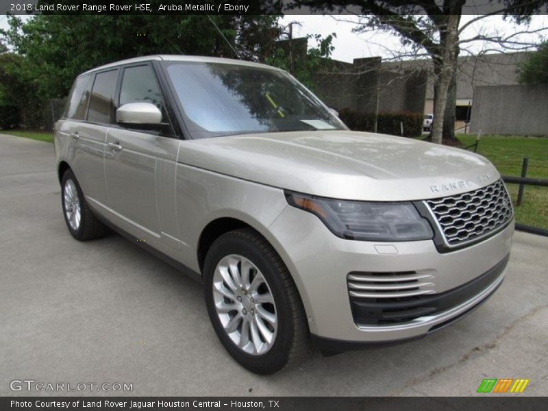 Aruba Metallic / Ebony 2018 Land Rover Range Rover HSE