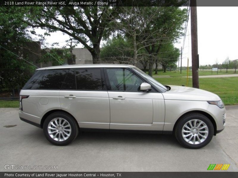 Aruba Metallic / Ebony 2018 Land Rover Range Rover HSE