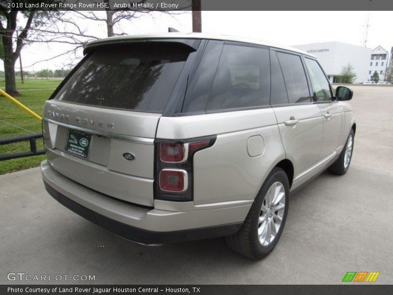 Aruba Metallic / Ebony 2018 Land Rover Range Rover HSE